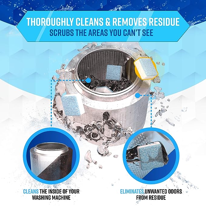 Washing Machine Cleaner Tablet (Buy 6 Get 6 Tablets Free)