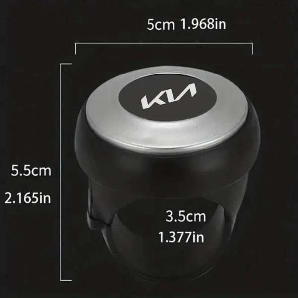 Car Logo Steering Wheel Knob (360 Rotation)