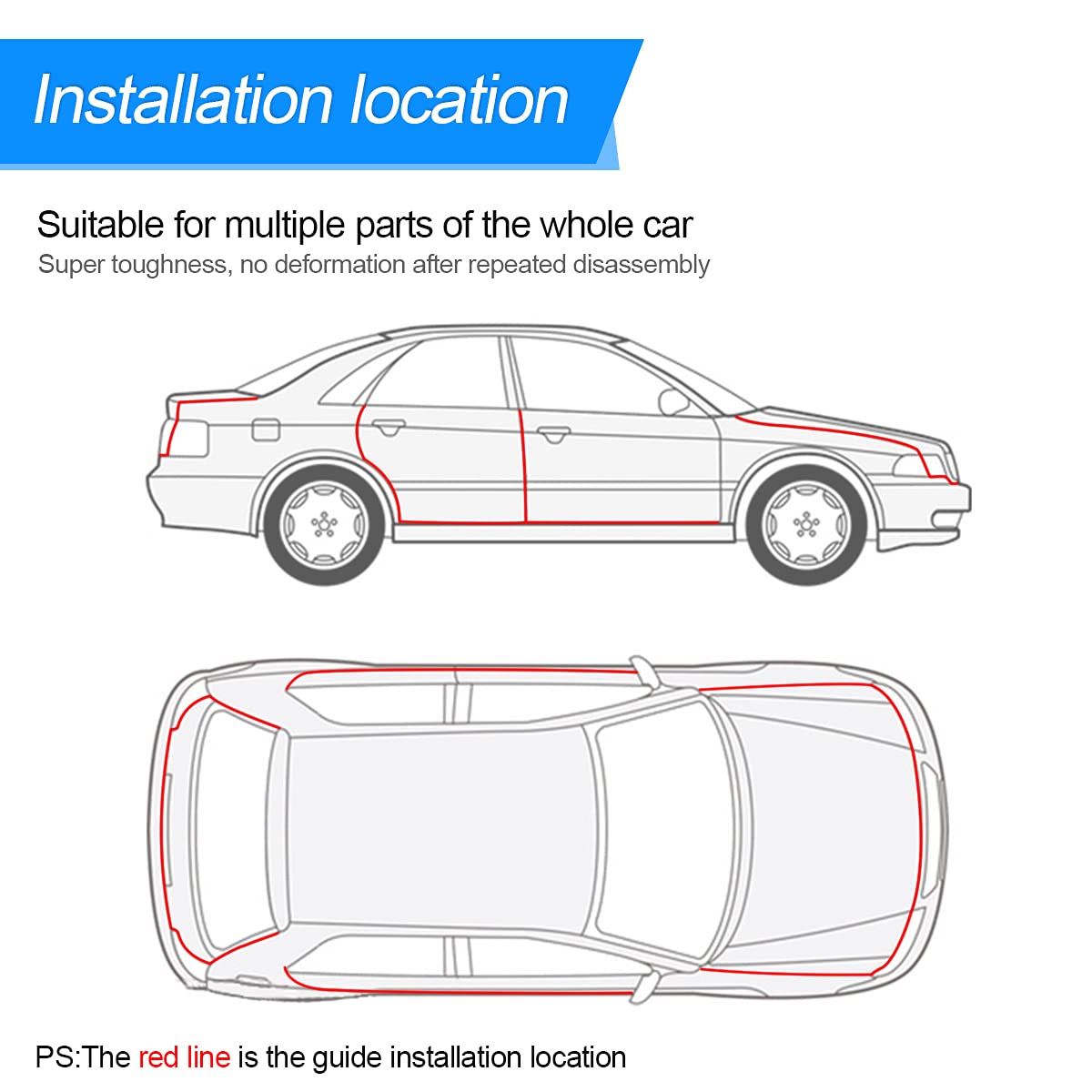 Car Door Edge Trim Rubber Strip Seal Protector – Car Door Sealing Strips