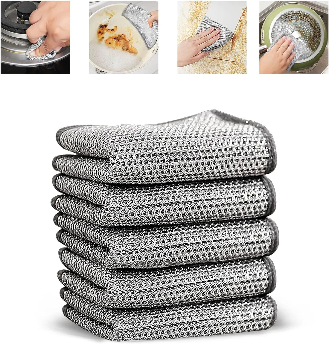MULTIFUNCTIONAL NON-SCRATCH DISH WASHING CLOTH