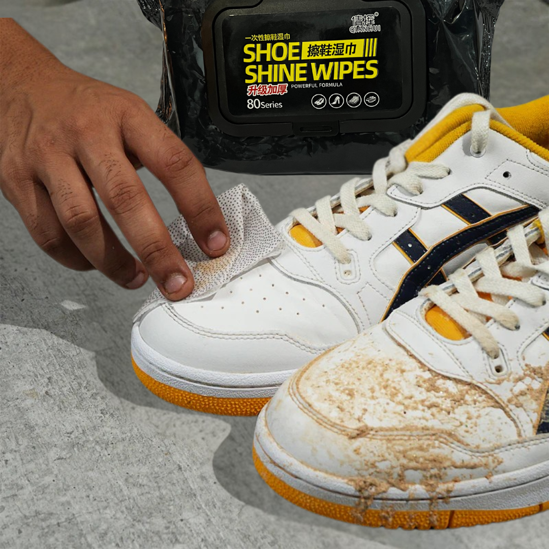 Shoe Cleaning Wipes - Instant Wipes for Spotless Shoes – Anytime, Anywhere