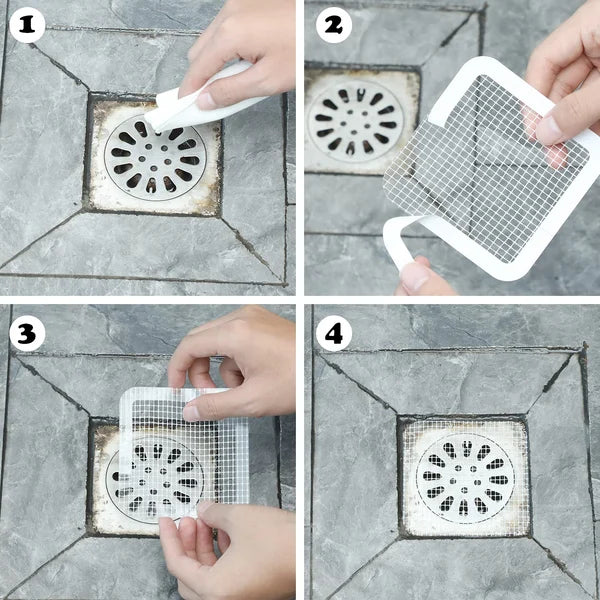 Disposable Shower Drain Hair Catcher (Pack of 12)