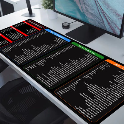 Anti-slip Keyboard Pad with Shortcut Key Patterns (ShortcutSmart Mat)