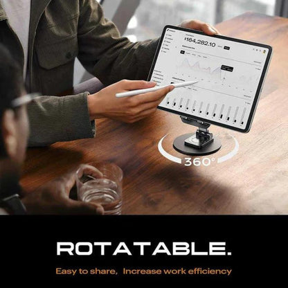 Premium Aluminum Mobile Stand and Tablet With (360° Rotation)