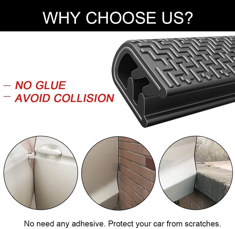 Car Door Edge Trim Rubber Strip Seal Protector – Car Door Sealing Strips