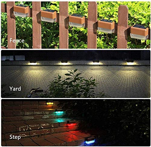 Solar Stair Lights : Auto Light Up In The Dark (Pack of 2)