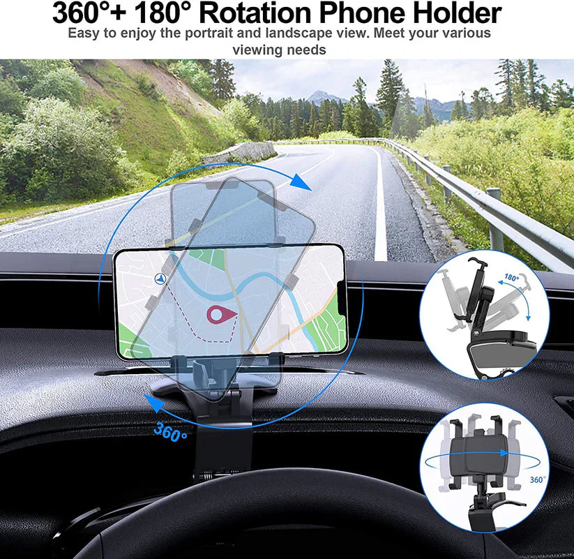 360 Degree Multifunctional Car Mobile Holder