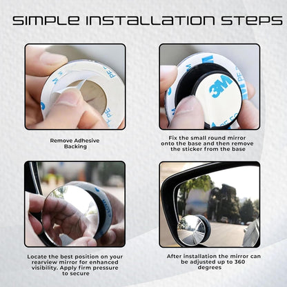 360° Blind Spot Mirror – Drive Safer, Smarter & Stress-Free