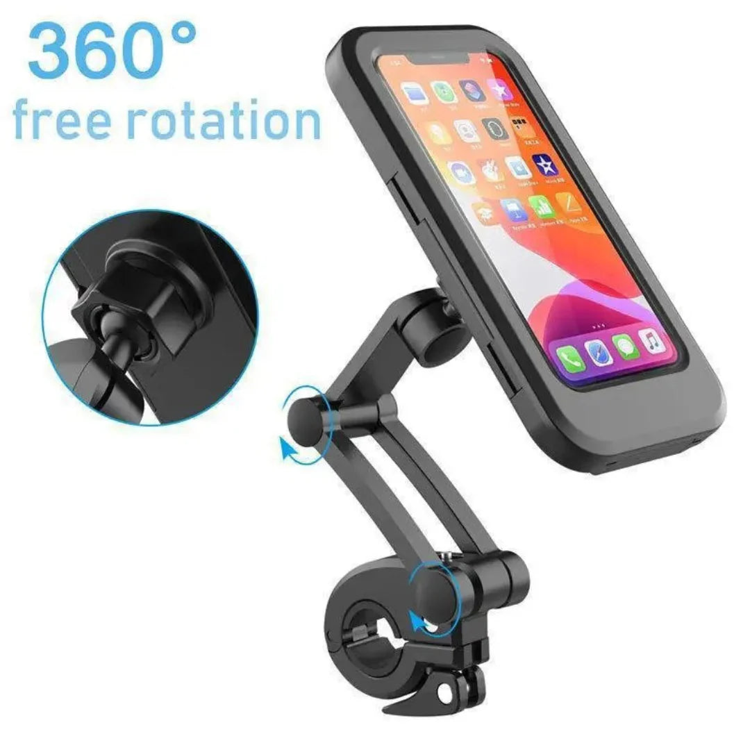 Universal 360 Rotation Bike Waterproof Cell Phone Holder.