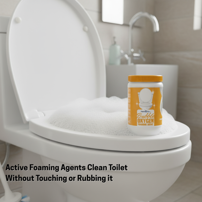 Bubble Oxygen foaming Agent | Powerful Toilet Cleaning — No Scrubbing, No Touching!