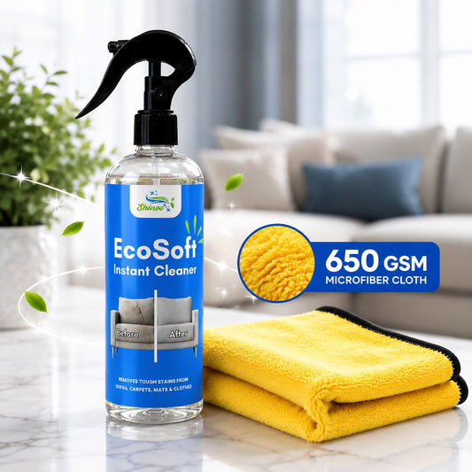 Ecosoft Upholstery Cleaner | 650 GSM Microfiber Cloth