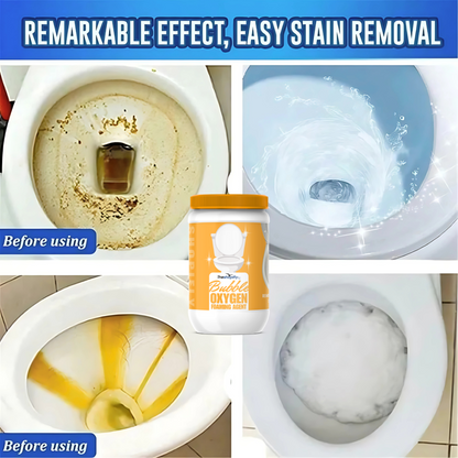 Bubble Oxygen foaming Agent | Powerful Toilet Cleaning — No Scrubbing, No Touching!