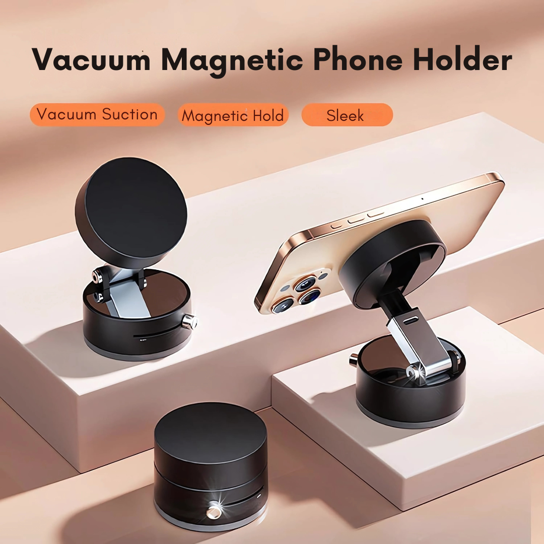 Vacuum Magnetic Suction Phone Holder