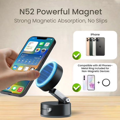 Vacuum Magnetic Suction Phone Holder