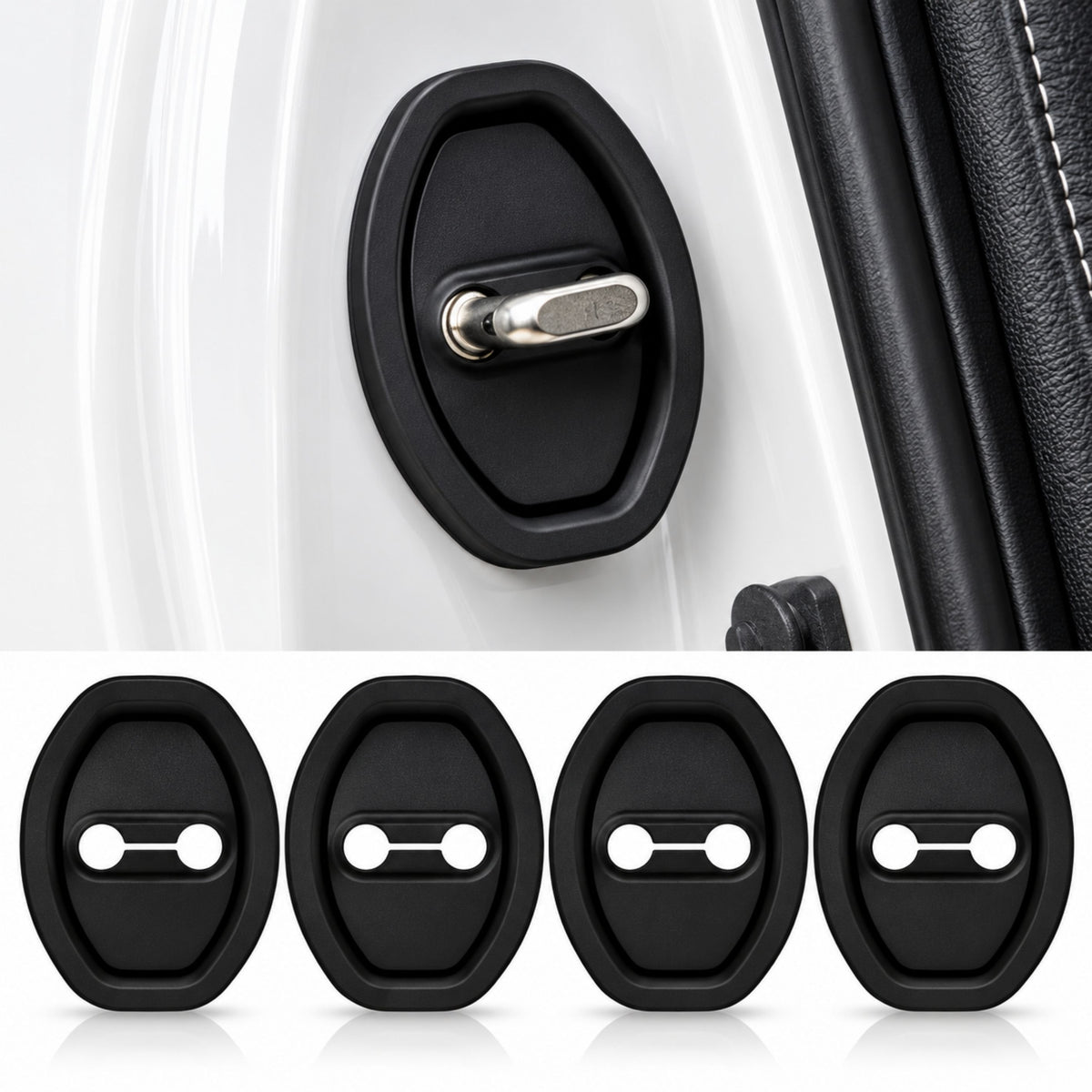 Car Door Noise Reducer & Buffer Pads Rubber For Universal Car Door