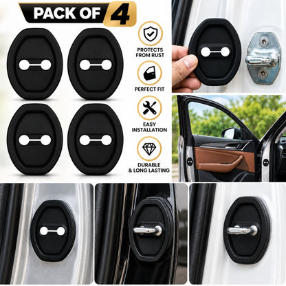 Car Door Noise Reducer & Buffer Pads Rubber For Universal Car Door