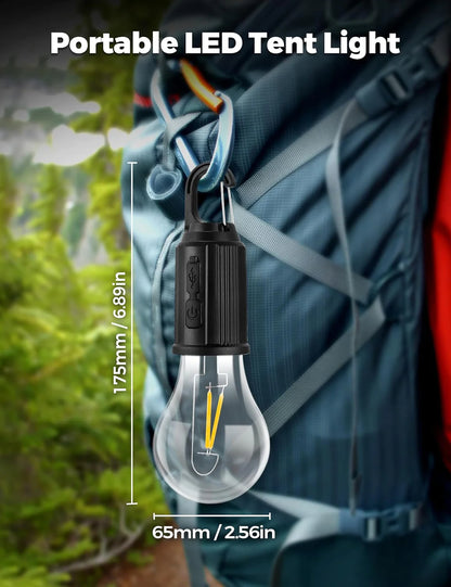 Rechargeable Portable Utility Bulb Light With Hook